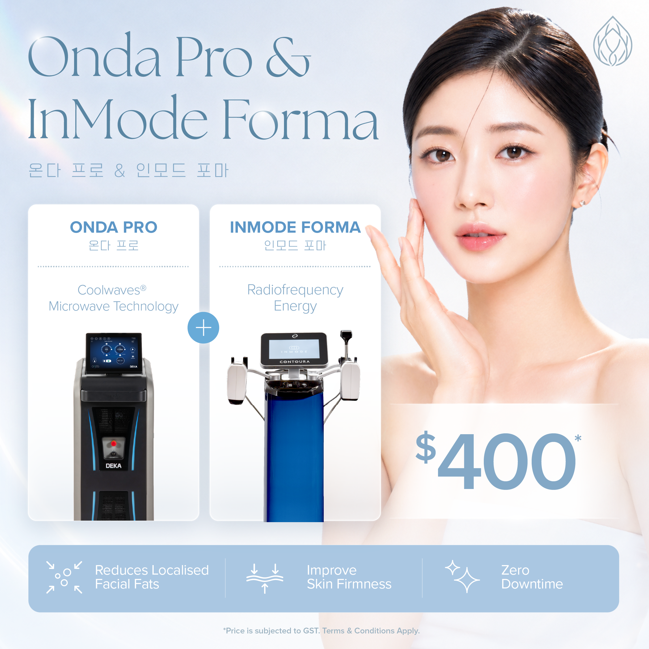 Onda Pro Lifting x InMode Forma